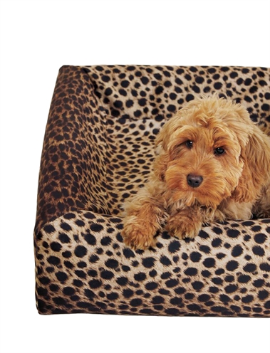 Bia Bed Bezug Premium Leoparden-Print Hundebett Bia-3 70x60 cm