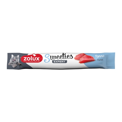 ZOLUX Kattentraktatie SWEETIES EXPERT Creamy Stick Tonijn Romig - >95% natuurlijke ingrediënten - Geen kunstmatige toevoegingen - 14 g