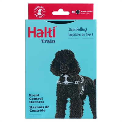 HALTI HARNESS FRONT CONTROL ZWART