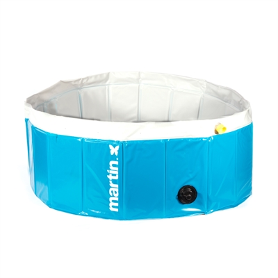 MARTIN POOL MET JETS BLAUW / WIT