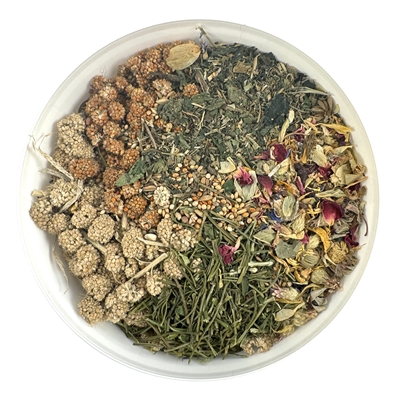 HARECO Grasparkietzaadmengeling Select Zonder pellets 30+ zaden, bloemen & kruiden - 1,8 kg