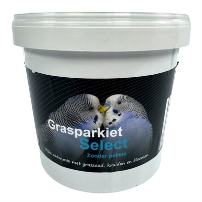 HARECO Grasparkietzaadmengeling Select Zonder pellets 30+ zaden, bloemen & kruiden - 1,8 kg
