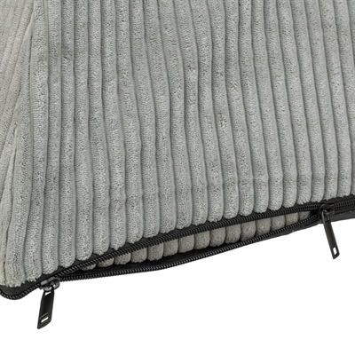 TRIXIE Hundebett Zelt Jonna Vital orthopädisch visco-elastischer Memory Foam, zeltförmig, abnehmbarer Bezug - Hellgrau - 75×55×55 cm