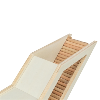 TRIXIE OBSERVATIEBOX MUIS / HAMSTER MET TUNNEL ONBEHANDELD HOUT