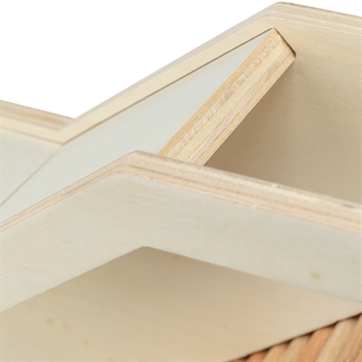 TRIXIE OBSERVATIEBOX MUIS / HAMSTER MET TUNNEL ONBEHANDELD HOUT
