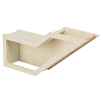 TRIXIE OBSERVATIEBOX MUIS / HAMSTER MET TUNNEL ONBEHANDELD HOUT