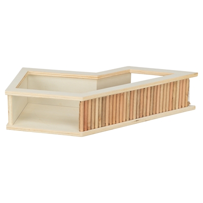 TRIXIE OBSERVATIEBOX MUIS / HAMSTER MET TUNNEL ONBEHANDELD HOUT