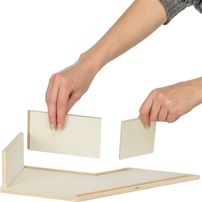 TRIXIE OBSERVATIEBOX MUIS / HAMSTER MET TUNNEL ONBEHANDELD HOUT