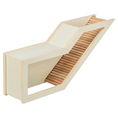 TRIXIE OBSERVATIEBOX MUIS / HAMSTER MET TUNNEL ONBEHANDELD HOUT