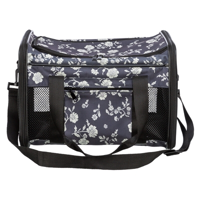 TRIXIE HONDENTAS ADRINA MET PRINT ZWART