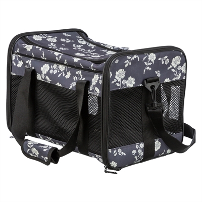 TRIXIE HONDENTAS ADRINA MET PRINT ZWART