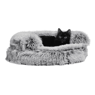 CROCI SOFA KATTENMAND BICOLOR ZWART