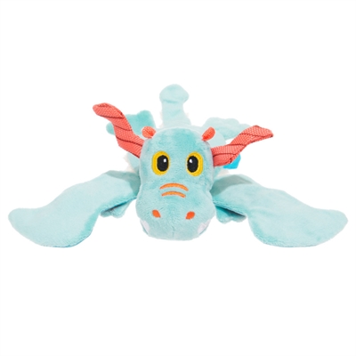 BARK GRIMBOLD THE DRAGON Drache Plüsch-Hundespielzeug Blau