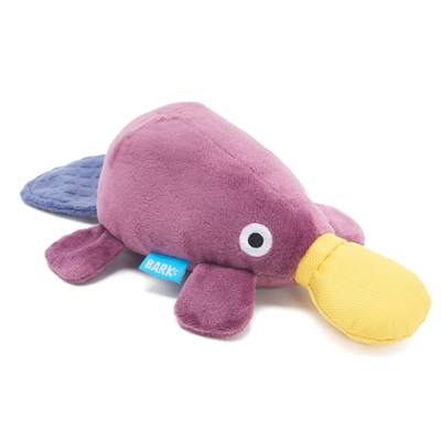Bark Pippi Platypus pluche hondenspeelgoed 34x15x9 cm