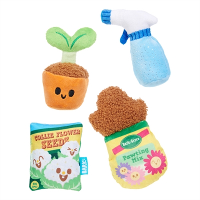 BARK Greenhouse Gang pluche hondenspeelgoed piepend 28x22x7 cm