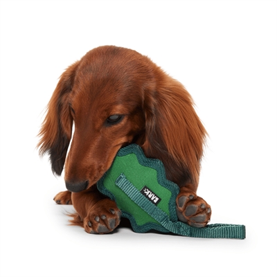 BARK A Green Chew Leaf kauwspeelgoed rubber nylon 25x14,5x5 cm