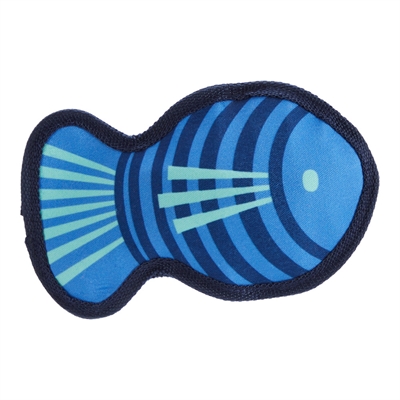 Bark Blue Rad Herring Super Chewer kauwspeelgoed textiel/rubber 27x6,5x5 cm