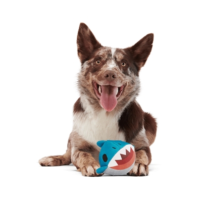 BARK Great White Dwight haai waterspeelgoed rubber drijvend 22,5x14,5x12 cm