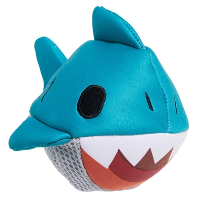 BARK Great White Dwight haai waterspeelgoed rubber drijvend 22,5x14,5x12 cm