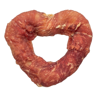TRIXIE Denta Fun Heart Kauwsnack met eendenborst