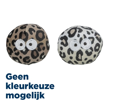 TRIXIE BAL MET OGEN PANTERPRINT MET KATTENKRUID / CATNIP ASSORTI
