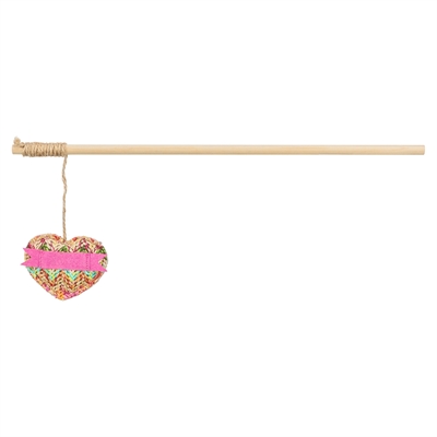 TRIXIE KATTENHENGEL HART HOUT / PLUCHE MET KATTENKRUID / CATNIP