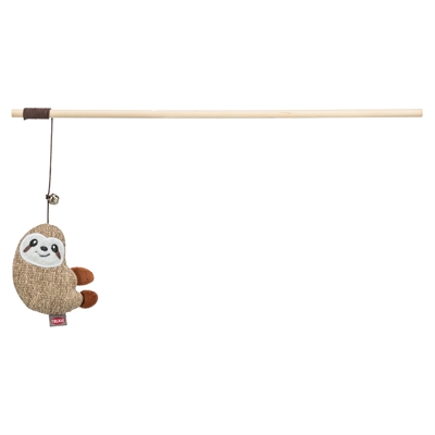 TRIXIE KATTENHENGEL LUIAARD HOUT / PLUCHE MET KATTENKRUID / CATNIP