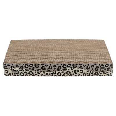 TRIXIE KRABPLANK LEO KARTON PANTERPRINT MET KATTENKRUID / CATNIP