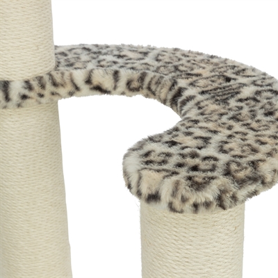 TRIXIE KRABPAAL LEO PANTERPRINT ROND CREME