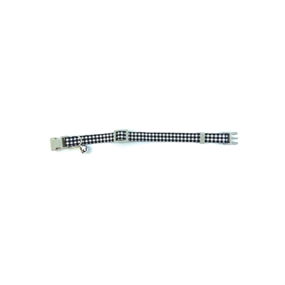 HAPPY PET TABBY PATCH HALSBAND KAT RUIT ZWART