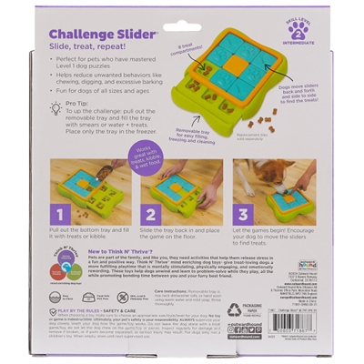 Nina Ottosson Challenge Slider Level 2 intelligentiespel 26x24x5 cm