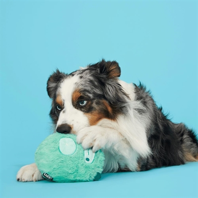 BARK Aurora Beast Super Chewer kauwspeelgoed rubber/stof 15x12x10 cm