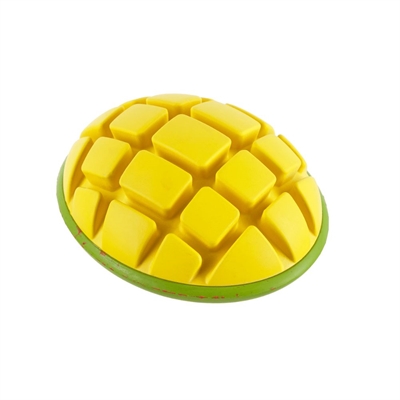 BARK Go Mango kauwspeelgoed rubber piepend voor grote honden 13x11x6 cm