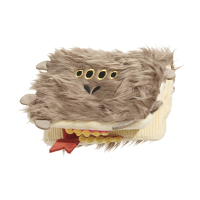 BARK Book of Monsters Harry Potter pluche hondenspeelgoed pluche pieper 19x15x6 cm