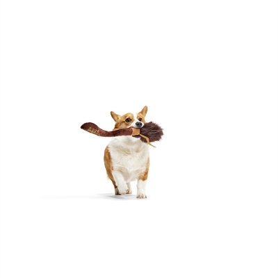 BARK Nimbus 2000 pluche hondenspeelgoed pluche piepend 40x10x5 cm