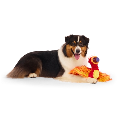 BARK FAWKES pluche hondenspeelgoed pluche piepend 50x36x8 cm