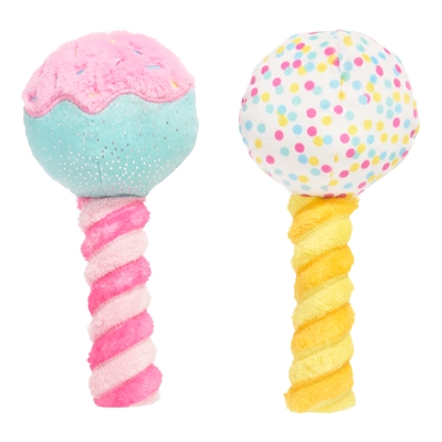 BARK Cake Pups Birthday pluche hondenspeelgoed pluche piepend 15x8x6 cm