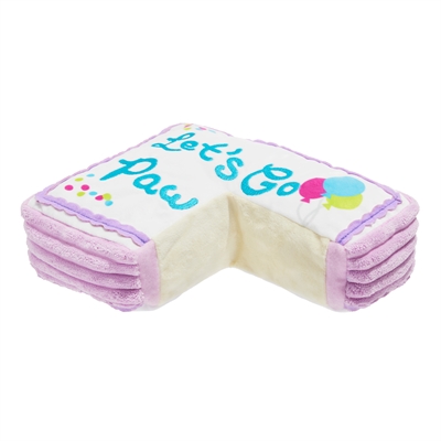 BARK Piece Of Sheet Cake Birthday pluche hondenspeelgoed piepend 24x20x8 cm