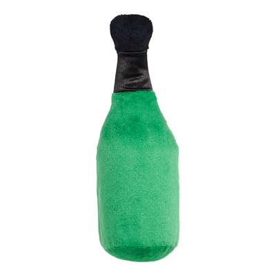 BARK Sparklin Chompagne Birthday pluche hondenspeelgoed pluche piepend 23x9x9 cm