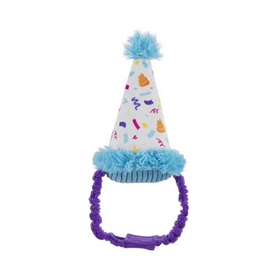 BARK Party Pooper Hat Birthday pluche hondenspeelgoed pluche piepend 29x9x9 cm