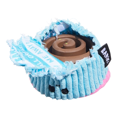 BARK Cup Kate Birthday hondenspeelgoed pluche-rubber vulbaar 8x8x7 cm