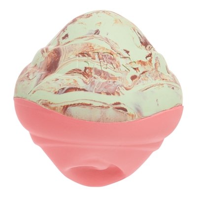 BARK Boop Scoop Ball hondenbal natuurlijk rubber drijvend 8x7x8 cm