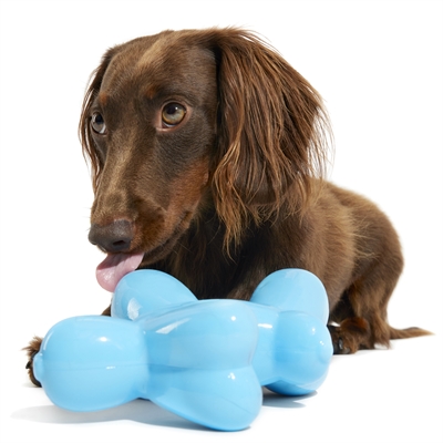 BARK Bob The Balloon Birthday Super Chewer hondenspeelgoed rubber piepend 19x8x17 cm