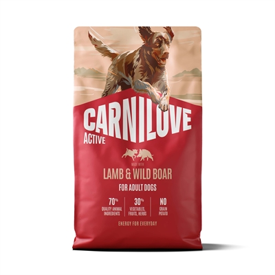 CARNILOVE Active Adult All Breeds Adult Lam/Wild zwijn hondenvoer droog 4 kg