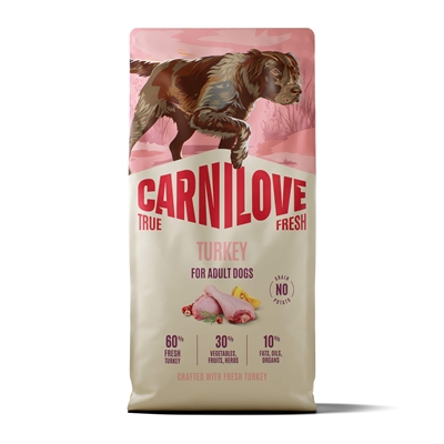 Carnilove True Fresh Adult Turkey hondenvoer droog 12 kg