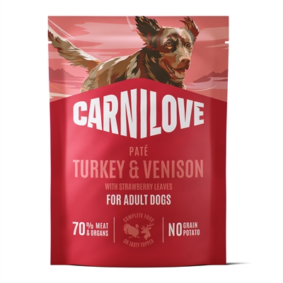 Carnilove Adult smeuïg kalkoen hert hondenvoer nat 12x300 g