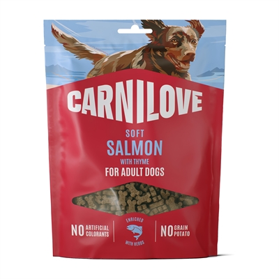 CARNILOVE Zachte hondensnack Soft Snack Salmon/Thyme Zalmrijk & Graanvrij - 200 g