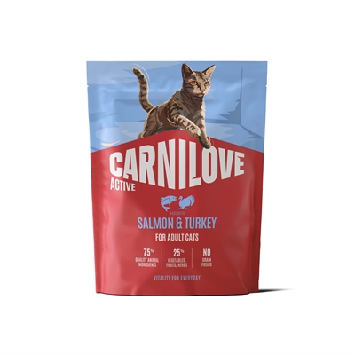 Carnilove Active Adult zalm kalkoen kattenvoer droog 400 g
