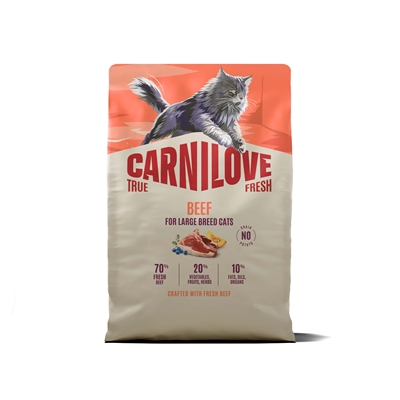 Carnilove True Fresh Adult Large Breed Beef kattenvoer