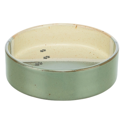 Trixie Pootprint voer- of drinkbak keramiek 12x12x3,5 cm